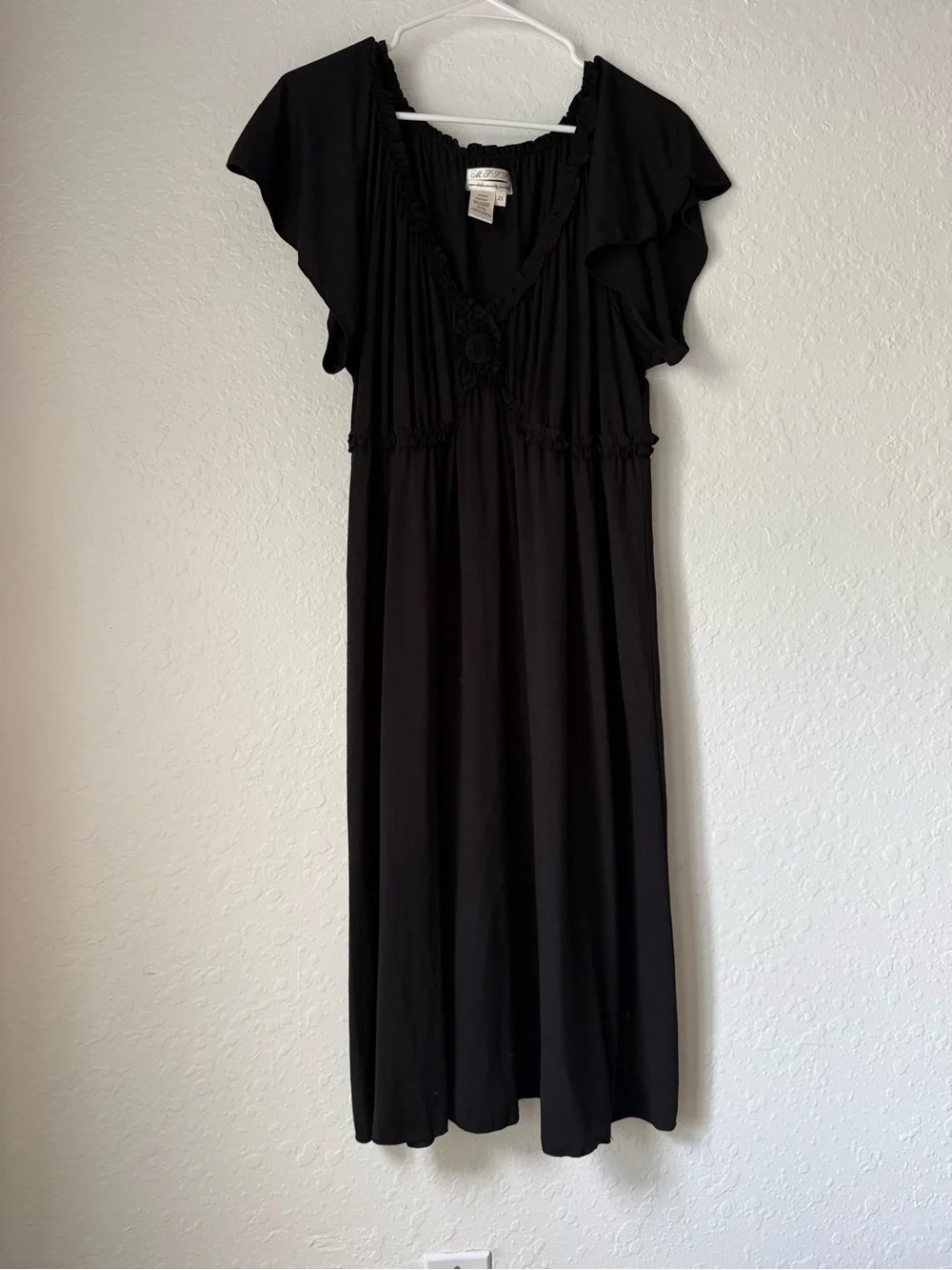 Max Studio Specialty Black Women's Dress Size 2X - Picture 5 of 12